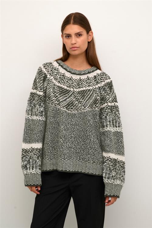 Karen by Simonsen Matildekb Oneck Kvinde Meteorite Sweaters Str S - hos Magasin