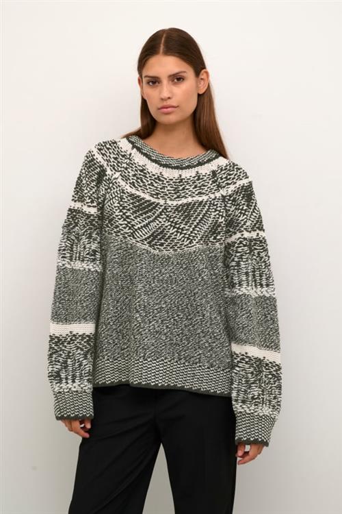 Karen by Simonsen Matildekb Oneck Kvinde Meteorite Sweaters Str M - hos Magasin