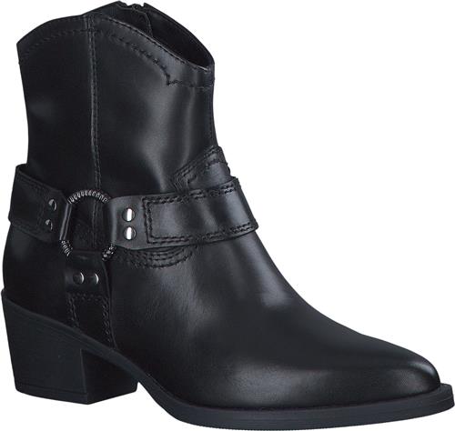 Tamaris 125705-43 Kvinde Sort Cowboy & Biker Str 41 - hos Magasin