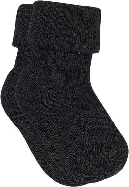 Se mp Denmark Ankle Wool RIB Turn Down Str 15/16 - Sort Strømper Uld hos Magasin ved Magasin