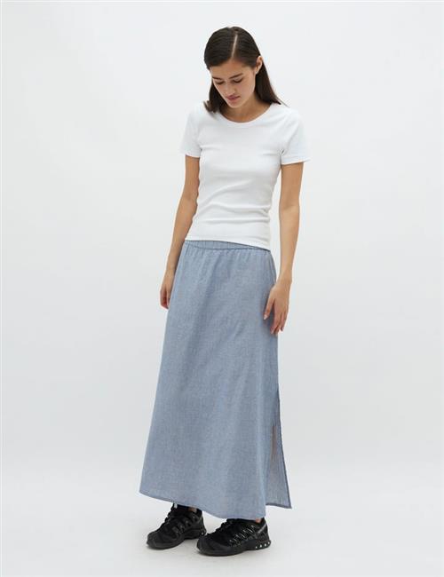 mbyM Niam Kvinde Blue White Stripe Maxi Nederdele Str S - hos Magasin