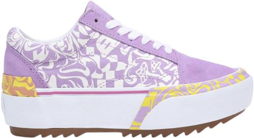 Se Vans UA OLD Skool Stacked Purple Sneakers Str 39 - Læder hos Magasin ved Magasin