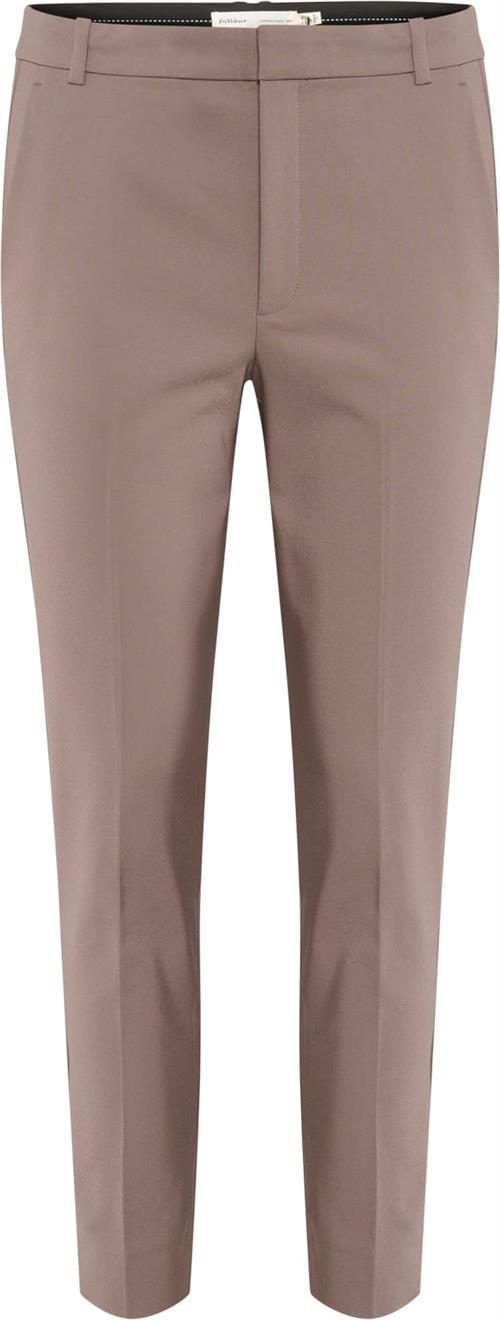 InWear Zella Pant Kvinde Sandy Grey Bukser Med Smalle Ben Regular Fit Str 36 - hos Magasin