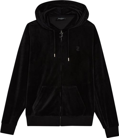 Se Juicy Couture Halan Oversized ZIP Thru Hoodie Kvinde 101 Hættetrøjer Str S - Velour hos Magasin ved Magasin