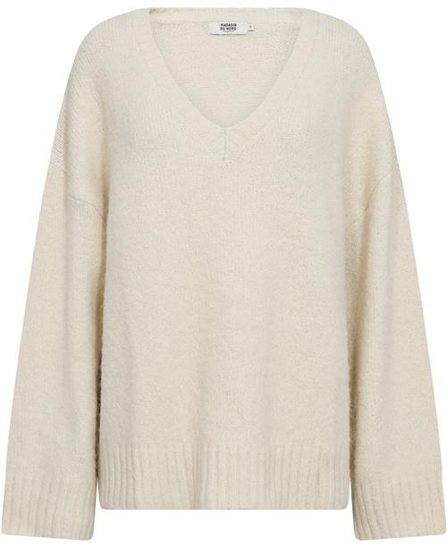 Se Magasin du Nord Collection Magasin Evelyn 4 GRS Kvinde Winter White Sweaters Str XS ved Magasin