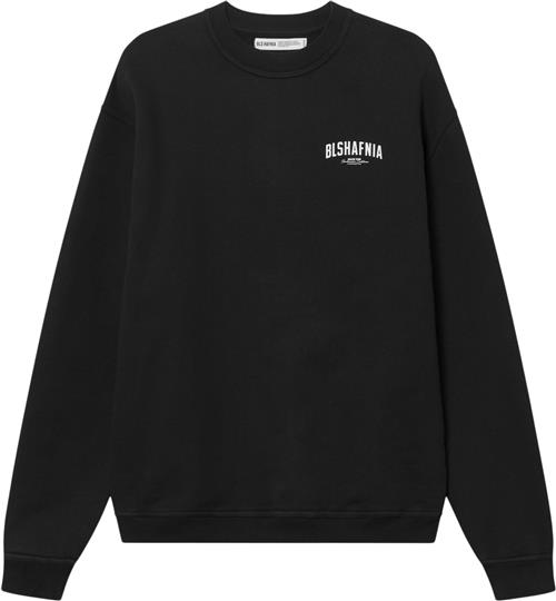 BLS Hafnia Backpass Crewneck Mand Black Sweatshirts Regular Fit Str XL - Bomuld hos Magasin