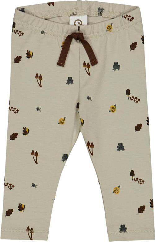 Se Müsli by Green Cotton Forest Leggings Baby Str 92 - Soft Green/ Mustard/ Bark Leggings Bomuld hos Magasin ved Magasin