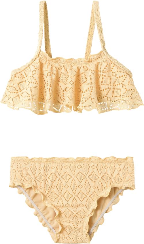 Lil' Atelier Nmffannie Swim SET LIL Str 104 - Sahara Sun Bikinier hos Magasin