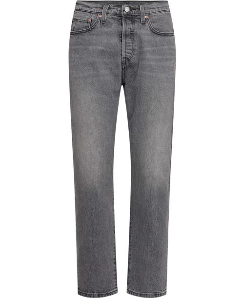 Levi's 501 Crop HIT THE Road BB Kvinde Sort Straight Jeans Str W27/L30 - hos Magasin