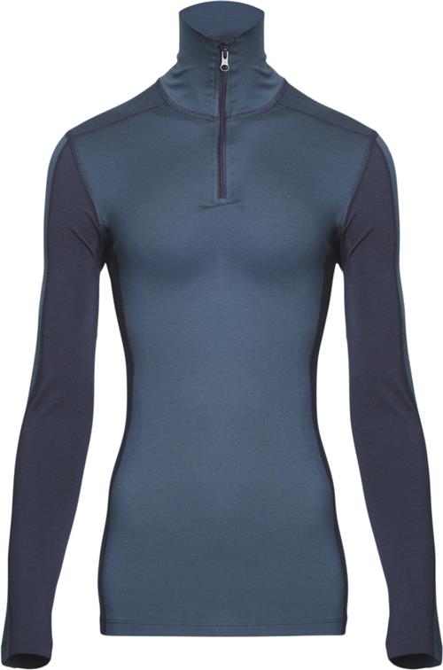 Se Asivik Asivik Explorer Merinould Zip Neck, Dame M - Trøjer & Sweatshirts hos Magasin ved Magasin