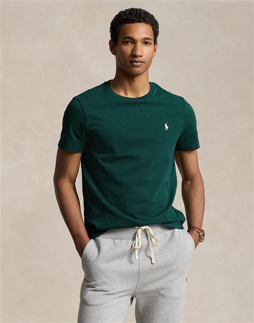 Polo Ralph Lauren 26/1 Jerseyssl-tsh Mand Moss Agate/c8228 Kortærmede T-shirts Slim Fit Str XL - Bomuld hos Magasin