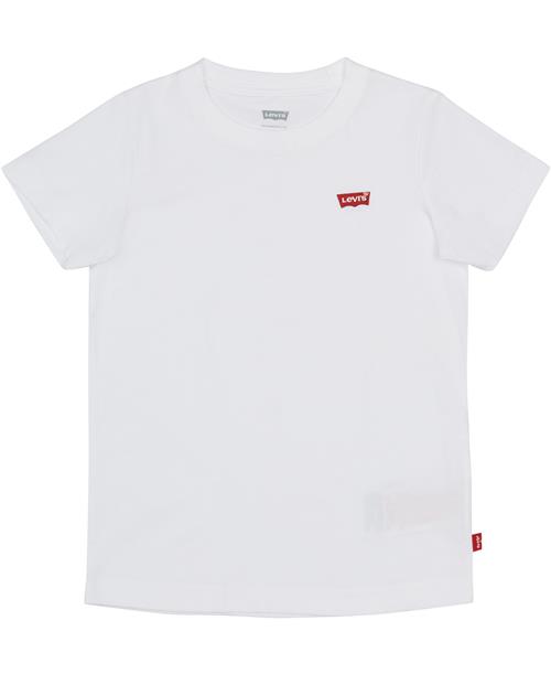 Se Levi's Teeshirt Str 10 år / 140 cm - White Kortærmede T-shirts Denim hos Magasin ved Magasin