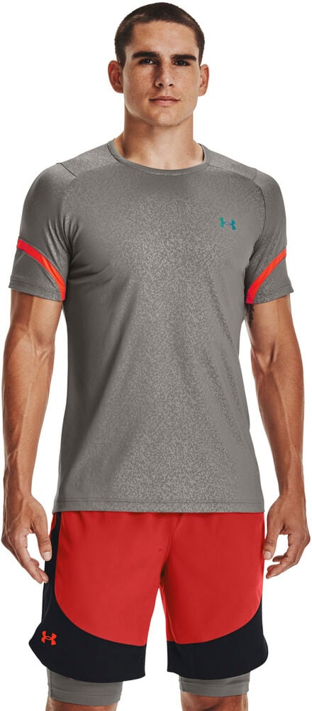 Se Under Armour Rush Heatgear 2.0 Emboss Traenings T Shirt S - T-shirts Polyester hos Magasin ved Magasin