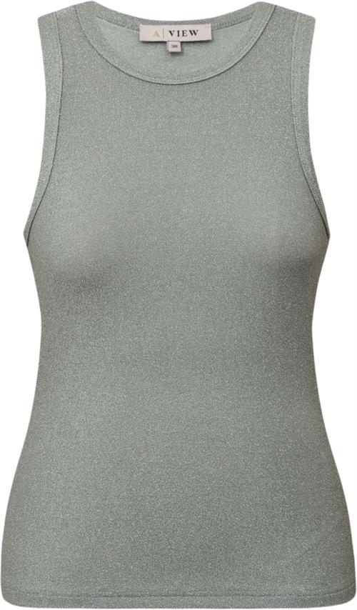 Se A-VIEW Eva Tank top Kvinde Mint Tanktoppe Tætsiddende Fit Str 34 - hos Magasin ved Magasin