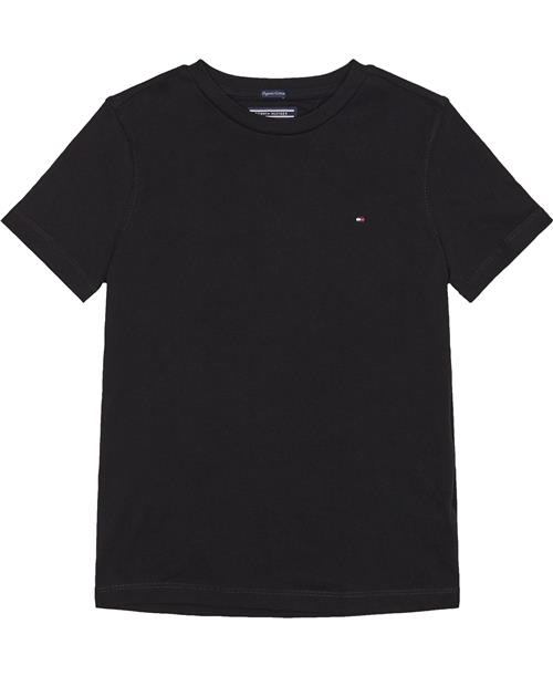 Se Tommy Hilfiger Tshirt Str 3 år / 98 cm - Sand Kortærmede T-shirts Bomuld hos Magasin ved Magasin