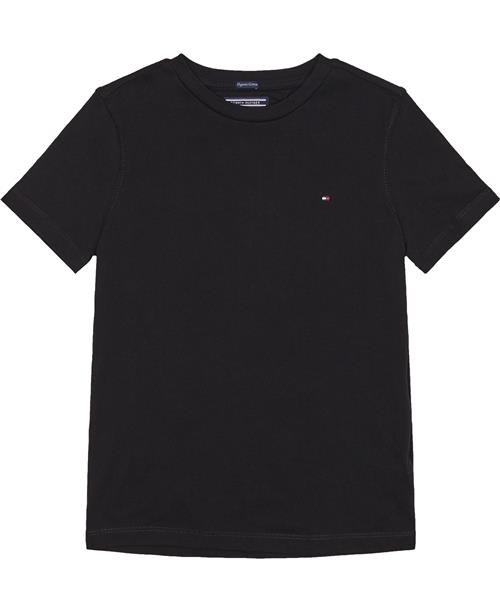 Se Tommy Hilfiger Tshirt Str 6 år / 116 cm - Sand Kortærmede T-shirts Bomuld hos Magasin ved Magasin