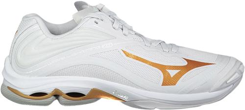 Mizuno Wave Lightning Z6 Håndboldsko Kvinde Hvid Indendørssko Str 36.5 - hos Magasin