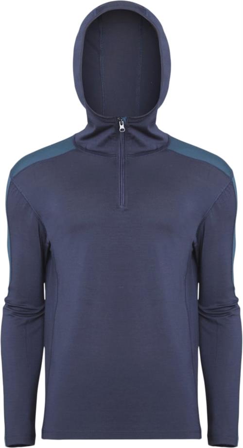 Asivik Asivik Explorer Merino Hoodie, Herre Mand Blå Hoodies Str XL Merino - hos Magasin