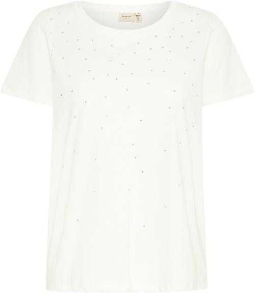 Se Fransa Fxgarine TEE 1 Kvinde Blanc De Blanc Kortærmede T-shirts Regular Fit Str S - hos Magasin ved Magasin