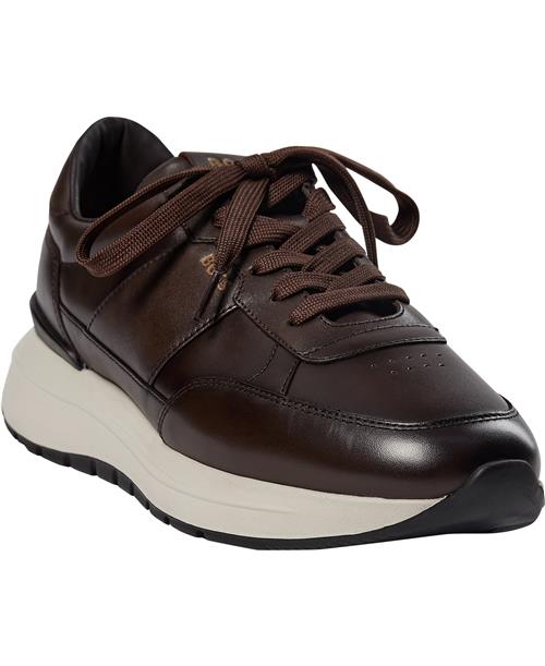 Se BOSS Jace_Runn_bu Mand Dark Brown Sneakers Str 43 - hos Magasin ved Magasin