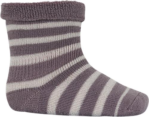 Se mpKids Elis Baby Socks Str 22/24 - Dark Purple Dove Strømper Uld hos Magasin ved Magasin