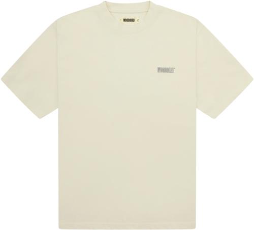 Woodbird Wbbaine Connect Back Tee Mand Off White Kortærmede T-shirts Str XS - hos Magasin