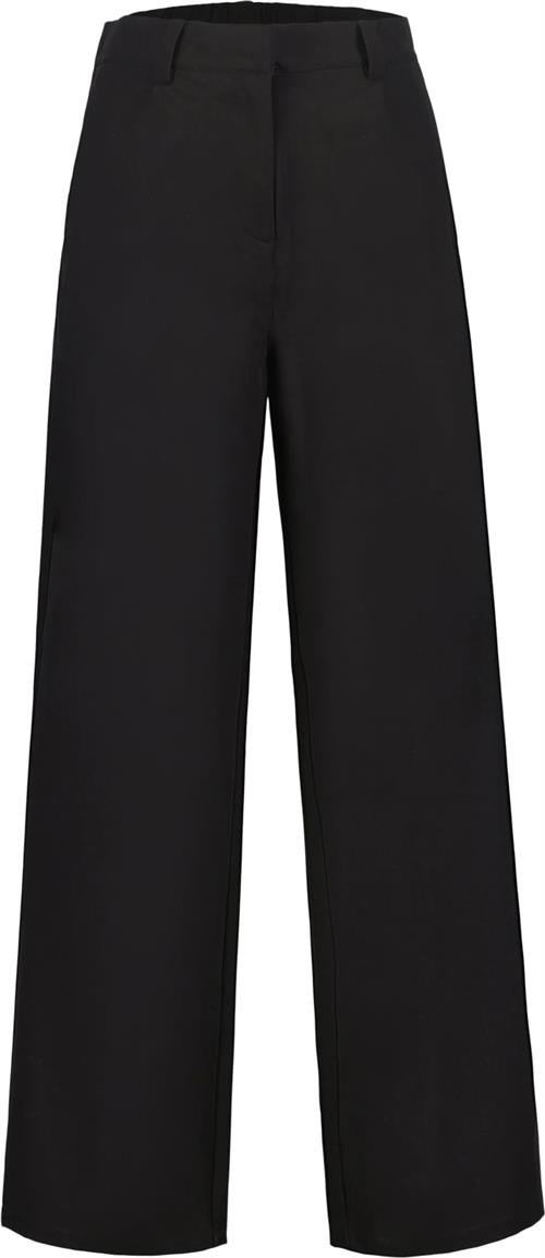 Se Luhta Trousers Kvinde Sort Bukser Med Lige Ben Str 40 - hos Magasin ved Magasin