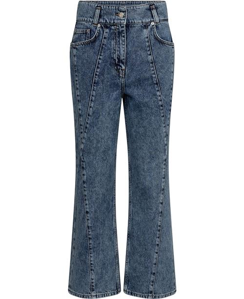 Se IRO Hanifi Kvinde Mid Blue Wide Jeans Str 30 - hos Magasin ved Magasin