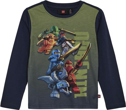 Se LEGO kidswear/LEGO børnetøj Lwtano 617 T-shirt L/S Str 128 cm - Blå Bluser hos Magasin ved Magasin