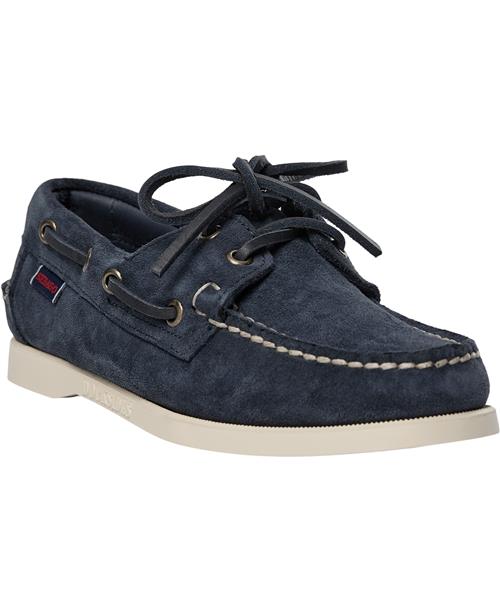 Sebago Portland Flesh Out W Kvinde Navy Snøresko Str 8 (38,5) - hos Magasin