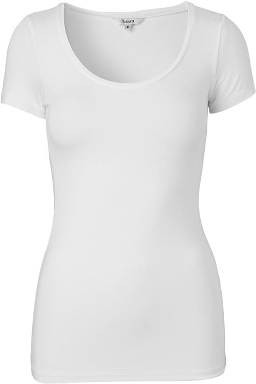 Se mbyM Siliana Tshirt Kvinde 888 Optical White Kortærmede T-shirts Str XS - hos Magasin ved Magasin