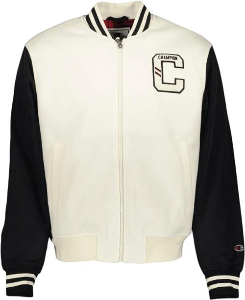 Champion Bomber Jacket Mand Beige Overgangsjakker Str M - hos Magasin