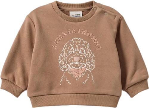 Se Sofie Schnoor Sweatshirt Str 3 år / 98 cm - Cashew Brown Sweatshirts hos Magasin ved Magasin