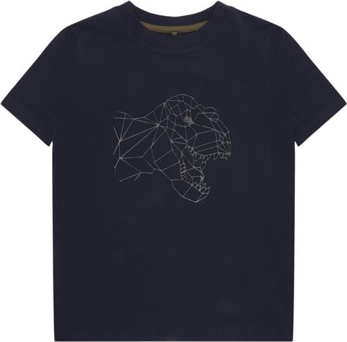 The New Tnlamaro S_S Tee Str 98-104 cm/3-4 år - Navy Blazer Kortærmede T-shirts Bomuld hos Magasin