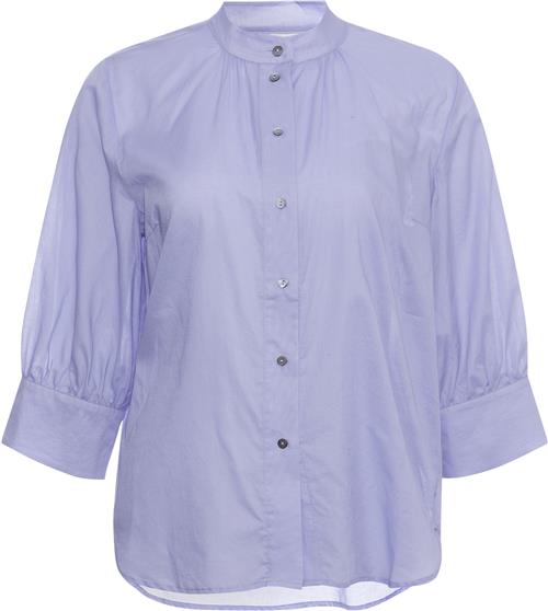 Heartmade ¤ Gionna Shirt HM ¤ Kvinde Blue Lavender Kortærmede Skjorter Str 38 - hos Magasin