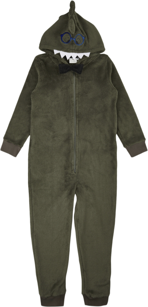 The New Tnisak Jumpsuit Str 110-116 cm/5-6 år Drenge - Dusty Olive Heldragter Polyester hos Magasin