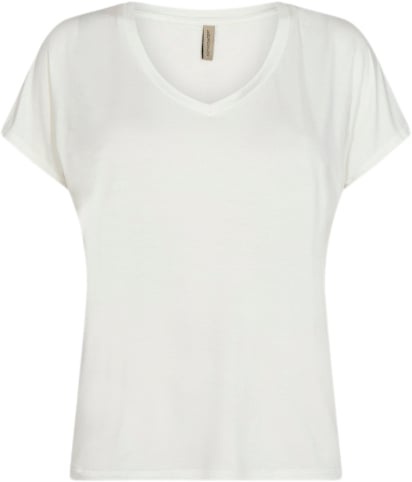 Se soyaconcept Scmarica 32 T-shirt Off White Kvinde 1100 Off White Kortærmede T-shirts Str L - hos Magasin ved Magasin