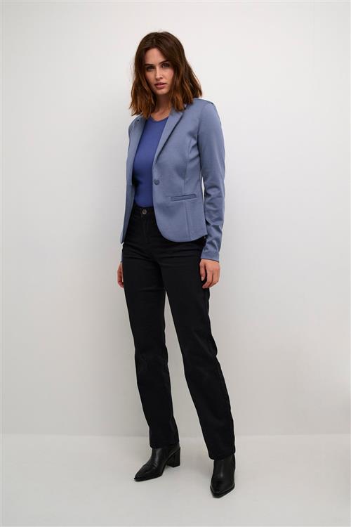 Kaffe Kajenny Blazer Kvinde Blue Indigo Blazere Str XL - hos Magasin