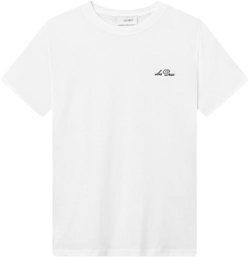 Les Deux Crew Tshirt Mand White/black Kortærmede T-shirts Str XXL - Bomuld hos Magasin