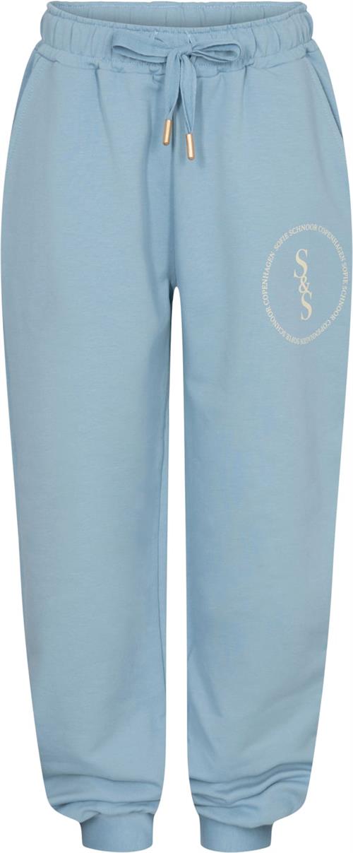 Sofie Schnoor Sweatpants Str 14 år / 164 cm - Light Blue Bukser hos Magasin