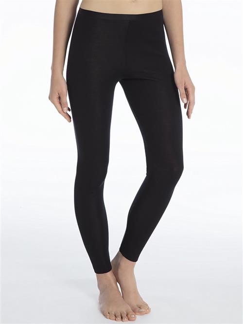 Calida True Confidence Leggings Kvinde Ws Schwarz Leggings Str S - Silke hos Magasin