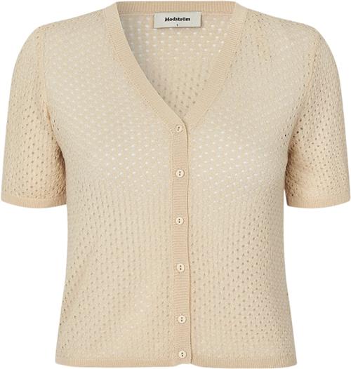 Se Modström Iggymd Cardigan Kvinde Summer Sand Cardigans Str S - hos Magasin ved Magasin