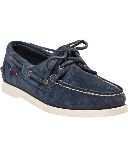 Se Sebago Portland Flesh Out W Kvinde 908 - Blue Navy Snøresko Str 38 - hos Magasin ved Magasin