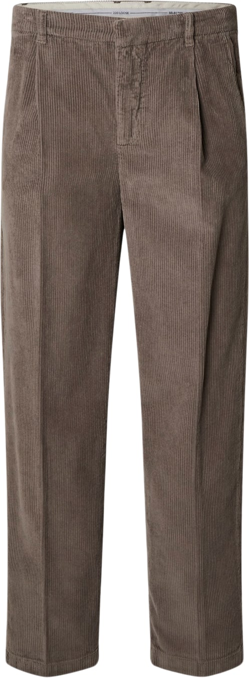 Selected Homme Slh220loose Tristan Cord Pant Mand Morel Chinos Str "33/""32" - hos Magasin