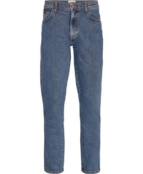 Wrangler Texas Jeans Mand Blå Jeans Straight Fit Str 35/34 - hos Magasin