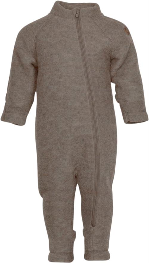 Mikk-Line Wool Baby Suit Str 92 - Melange Denver Køredragter Uld hos Magasin