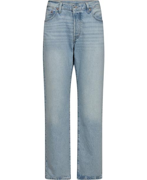 Se Levi's 501 90S Ever Afternoon Kvinde Blå Straight Jeans Loose Fit Str W32 / L30 - hos Magasin ved Magasin