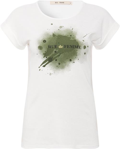 Se Rue de Femme ¤ Svea Tshirt RdF ¤ Kvinde Offwhite Kortærmede T-shirts Str L - hos Magasin ved Magasin