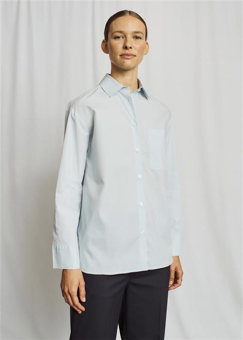 Bruun & Stengade BS Caia Regular Fit Shirt Kvinde Light Blue Skjorter Str 36 - hos Magasin