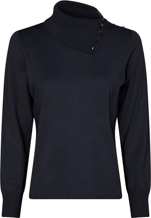 Se Micha Bbjumper_ Basic Viscose Knit Kvinde Navy Sweaters Str L - hos Magasin ved Magasin